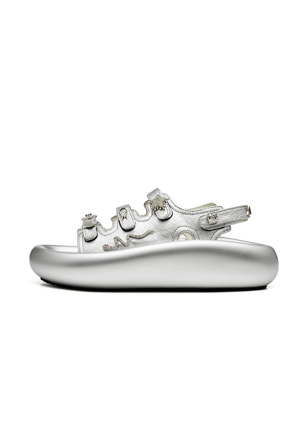 XMZY | Year of Snake Metal Sandals-Silver - PSYLOS 1, XMZY | Year of Snake Metal Sandals-Silver, Sandals, XMZY•JAPAN, PSYLOS 1